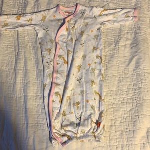 Magnetic sleep sack newborn baby girl